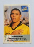 Figurinha  Ronaldo 1997 Brasil. Nunca Colada. Album Super Craques Panini. Raridade