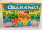 Antigo carrinho Charanga da Glasslite. Funcionamento a corda, na caixa.