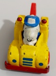 Carro guincho de metal do Snoopy, Estrela. 6 cm. Anos 80