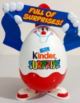 Boneco colecionável Dispenser Kinder Ovo. 22 cm altura  Ótimo Estado