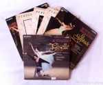 Laser disc - 6 álbuns, total de 8 discos: Performing Imagens: Yhudi Menuhin - Giselle - Spartacus; The Kirov Ballet - Giselle. The Royal Danish Ballet - La Sylpide; The Bolshoi Ballet - The Goldem Age.
