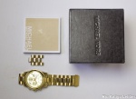 Relógio MICHAEL KORS - Semi novo, caixa e pulseira douradas, caixa medindo 38 mm, calendário, cronógrafo (em perfeito estado)
