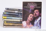 Lote composto de 10 DVD, temas: ballet, ópera e música clássica
