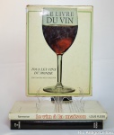 Livro - três livros: Le Livre Du Vin; Le Vin à La Maison e Le Vin de Champagne.