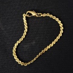 PULSEIRA EM OURO 18K. FORMA CONJUNJTO COM O COLAR APREGOADO NO LOTE ANTERIOR. 11,28 G