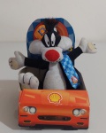 Promocional Shell - Pelúcia Gato Frajola Looney Tunes Coleção Shell 1999, na embalagem original e em bom estado de conservação.