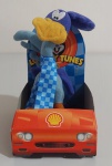 Promocional Shell - Pelúcia Papa Léguas Looney Tunes Coleção Shell 1999, na embalagem original e em bom estado de conservação.
