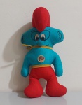 Playcenter - Brinde da época Smurf confeccionado em tecido com bolinhas de isopor, está em bom estado de conservção, mede aproximadamente 20 cm. de altura. Item raro