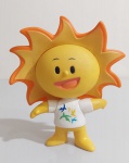 Promocional - Solzinho Ri Happy - Brinquedo promocional em vinil, com aproximadamente 15 cm. de altura. Está em bom estado de conservação.