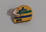 Pin Capacete do Ayrton Senna