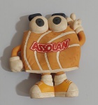 Promocional - Boneco ASSOLINO Mascote da Fabricante de Esponjas de Aço, Original