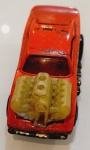 Carro Big Banger Dragster 1971 Matchbox Superfast England Nº 26, escala 1/64