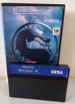Jogo Original Mortal Kombat 2 Master Sistem Tectoy- Cartucho label encarte em bom estado de conservação. Tudo original tectoy