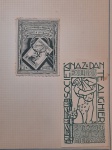 Biblioteca PREFEITO DO DISTRITO FERERAL (Rio de Janeiro) 1947 -1951. MARECHAL ANGELO MENDES DE MORAES ( 1896 - 1990)  e   coleção de ALBERTO LIMA  (1898 - 1971) RARO  2 EX - LIBRIS , pertence a uma das maiores e mais importantes coleções de EX- LIBRIS do Brasil, foi usado  na 1 Exposição Municipal de Ex - Libris do Distrito Federal ( Rio de Janeiro)  em 1949. pertenceu a coleção pessoal do grande ALBERTO LIMA, e foi  reunida, catalogada  e presenteada especialmente ao Prefeito do Então Distrito Federal,  OPORTUNIDADE ÚNICA de ter parte dessa coleção histórica.