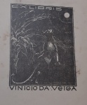 Biblioteca PREFEITO DO DISTRITO FERERAL (Rio de Janeiro) 1947 -1951. MARECHAL ANGELO MENDES DE MORAES ( 1896 - 1990)  e   coleção de ALBERTO LIMA  (1898 - 1971) RARO 1 EX - LIBRIS , pertence a uma das maiores e mais importantes coleções de EX- LIBRIS do Brasil, foi usado  na 1 Exposição Municipal de Ex - Libris do Distrito Federal ( Rio de Janeiro)  em 1949. pertenceu a coleção pessoal do grande ALBERTO LIMA, e foi  reunida, catalogada  e presenteada especialmente ao Prefeito do Então Distrito Federal,  OPORTUNIDADE ÚNICA de ter parte dessa coleção histórica.