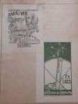 VBiblioteca PREFEITO DO DISTRITO FERERAL (Rio de Janeiro) 1947 -1951. MARECHAL ANGELO MENDES DE MORAES ( 1896 - 1990)  e   coleção de ALBERTO LIMA  (1898 - 1971) RARO  2EX - LIBRIS , pertence a uma das maiores e mais importantes coleções de EX- LIBRIS do Brasil, foi usado  na 1 Exposição Municipal de Ex - Libris do Distrito Federal ( Rio de Janeiro)  em 1949. pertenceu a coleção pessoal do grande ALBERTO LIMA, e foi  reunida, catalogada  e presenteada especialmente ao Prefeito do Então Distrito Federal,  OPORTUNIDADE ÚNICA de ter parte dessa coleção histórica.