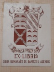 Biblioteca PREFEITO DO DISTRITO FERERAL (Rio de Janeiro) 1947 -1951. MARECHAL ANGELO MENDES DE MORAES ( 1896 - 1990)  e   coleção de ALBERTO LIMA  (1898 - 1971) RARO  1 EX - LIBRIS , pertence a uma das maiores e mais importantes coleções de EX- LIBRIS do Brasil, foi usado  na 1 Exposição Municipal de Ex - Libris do Distrito Federal ( Rio de Janeiro)  em 1949. pertenceu a coleção pessoal do grande ALBERTO LIMA, e foi  reunida, catalogada  e presenteada especialmente ao Prefeito do Então Distrito Federal,  OPORTUNIDADE ÚNICA de ter parte dessa coleção histórica.
