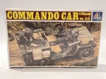 Plastimodelismo - Carros de Guerra COMMANDO CAR - Kit de montar fabricado pela Italeri, escala 1:35, Exemplar lacrado, item de colecionador.