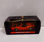 Miniatura de metal, escala 1/24 Ferrari F355 Maisto - Collezione Shell, exemplar na caixa original e ainda laacrado na base.