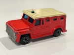 Matchbox Inbrima - Armored Truck Superfast vermelho década de 1970.