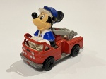 Matchbox - Caminhão de Bombeiros Mickey Mouse, carro de metal em bom estado de conservação.