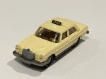 Miniatura marca Wiking Modelo Mercedes Táxi, confeccionado em plástico rígido, estado de NOVO!!! Escala 1:87