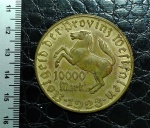 ALEMANHA - MOEDA DE 10000 MARK - WESTFALEN - NOTGELD - 18,10 GRAMAS