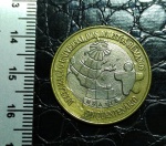 BRASIL - MOEDA 1 REAL - 1998 - ALUSIVA A DECLARAÇÃO UNIVERSAL DOS DIREITOS HUMANOS - CINQUENTENARIO - CONSERVAÇÃO MBC +++