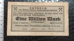 ALEMANHA - CÉDULA DE 1 MILHÃO DE MARCOS - LEIPZIG - 1923 - NOTGELD MUITO BEM CONSERVADA