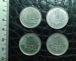 BRASIL - 4 MOEDAS DE 1 REAL DA PRIMEIRA FAMÍLIA - 1994 - MUITO BEM CONSERVADAS