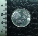 BRASIL - MOEDA DE 1 REAL DA PRIMEIRA FAMÍLIA EM ESTADO SOBERBO