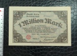 ALEMANHA - 1 MILHÃO DE MARCOS - 1923 - FLOR DE ESTAMPA - KOLN - SERIE `C`