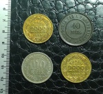 BRASIL - 4 MOEDAS - 2000 RÉIS 1939/ 100 RÉIS 1883 E 1 MOEDA 40 RÉIS 1900 - EXCELENTE ESTADO DE CONSERVAÇÃO.