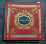 ALEMANHA - ALBUM DE FIGURINHAS DOS UNIFORMES DE SOLDADOS ALEMÃES - WALDORF-ASTORIA - 312 FIGURAS - TODO ESCRITO EM ALEMÃO - POSSUI AS IMAGENS DE TODOS OS UNIFORMES DE TODOS OS ESTADOS ALEMÃES, KASSEL, FREIBURG, FRANKFURT, DESCRIÇÕES DAS INFANTARIAS - NÃO POSSUI DATA PORÉM ACREDITA-SE QUE SEJA DE ANTES DA PRIMEIRA GUERRA MUNDIAL