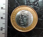 BRASIL - MOEDA DE 1 REAL COMEMORATIVA AO CENTENÁRIO DE JUSCELINO KUBITSCHEK - 2002 - SOBERBA