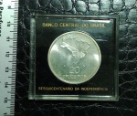BRASIL - MOEDA DE 20 CRUZEIROS - 1972 - COMEMORATIVA AO SESQUICENTENÁRIO DA INDEPENDÊNCIA - Prata (.900) - 18.1 g - 34.1 mm - FLOR DE CUNHO - ACONDICIONADA EM ESTOJO
