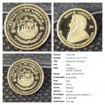 Moeda de Ouro Liberia - Comemorativa  ano de 2005 10 Dolares