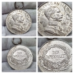 A209 Medalha - Áustria - Franz Joseph I - Der Tapferkeit - Bravura - Militaria