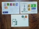 L11 Lote de 3 Envelopes - 2 da Alemanha e 1 da Suiça -