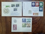 L7 - Lote de 3 Envelopes de 1º dia - 2 da Alemanha e 1 de Portugal -