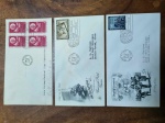 L24 - Lote 3 Envelopes de 1º Dia ONU - Organização das Nações Unidas -