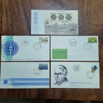 L36 - Lote 5 Envelopes de 1º Dia - Brasil