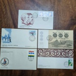 L38 - Lote 5 Envelopes de 1º Dia - Brasil
