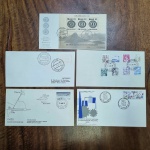 L39 - Lote 5 Envelopes de 1º Dia - Brasil