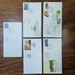 L41 - Lote 5 Envelopes de 1º Dia - Brasil
