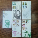 L44 - Lote 5 Envelopes de 1º Dia - Brasil