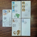 L473  - Lote 5 Envelopes, sendo 4 de 1º dia (EPD) - Brasil