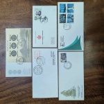 L53 -  - Lote 3 Envelopes de 1º Dia Brasil  1 EDC Mônaco e 1 Impresso 