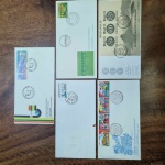 L54  - Lote 5 Envelopes, sendo 4 de 1º dia (EPD) - Brasil