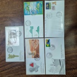 L593  - Lote 5 Envelopes, sendo 4 de 1º dia (EPD) - Brasil